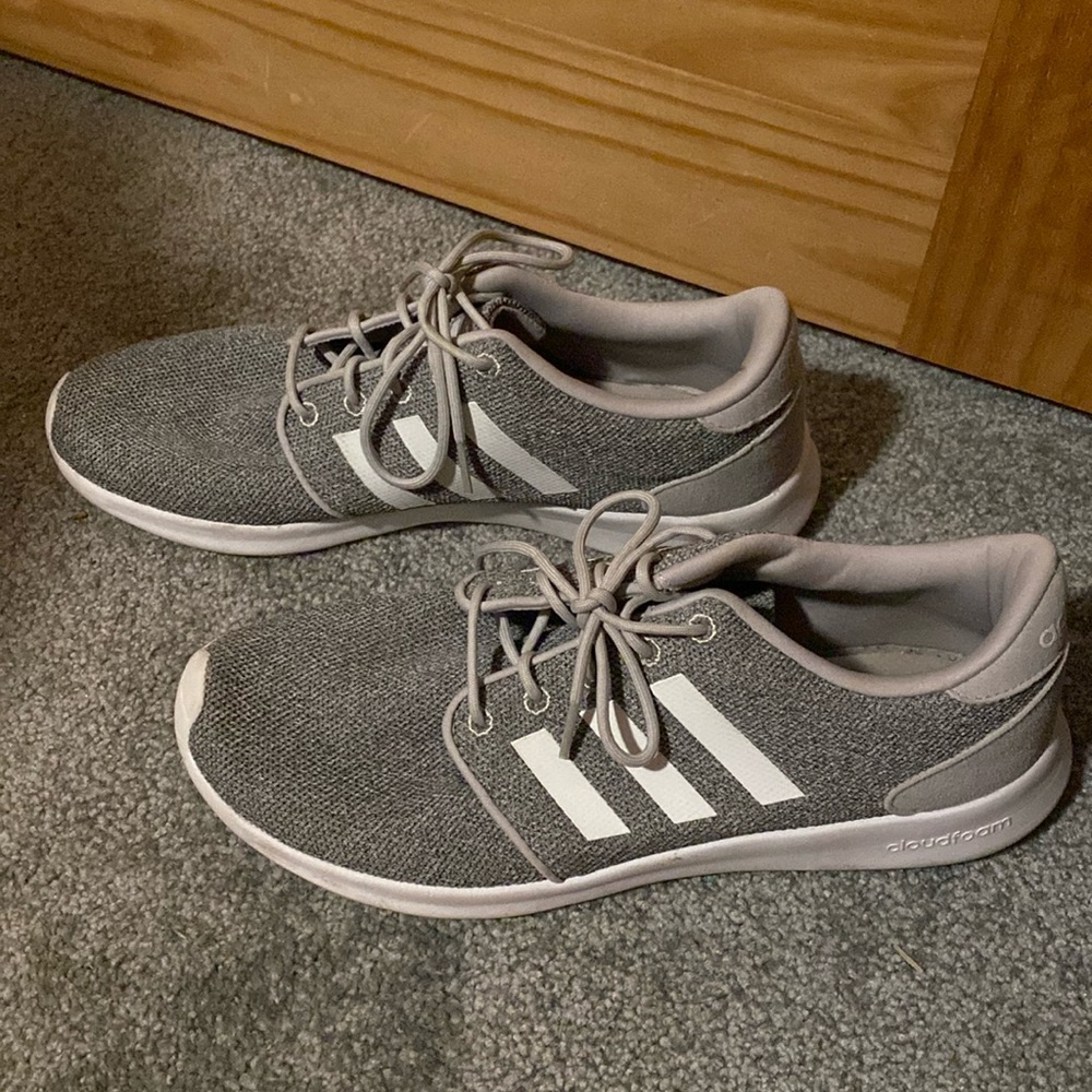 Adidas Cloudfoam Women’s sneakers, grey, size 10